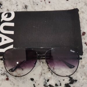 Quay Australia Black Gradient Sunglasses